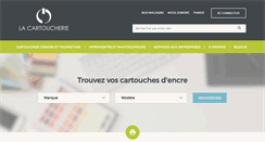 Desktop Screenshot of lacartoucherie.com